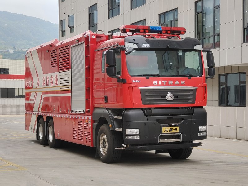 龍吸水牌FLG5260TXFBP160/YXZ149Z泵浦消防車