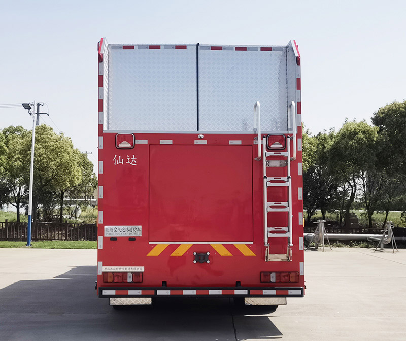 仙達(dá)牌TYH5190GXFAP40/SD1壓縮空氣泡沫消防車公告圖片