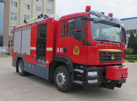 银河牌BX5130GXFAP20/SK6压缩空气泡沫消防车