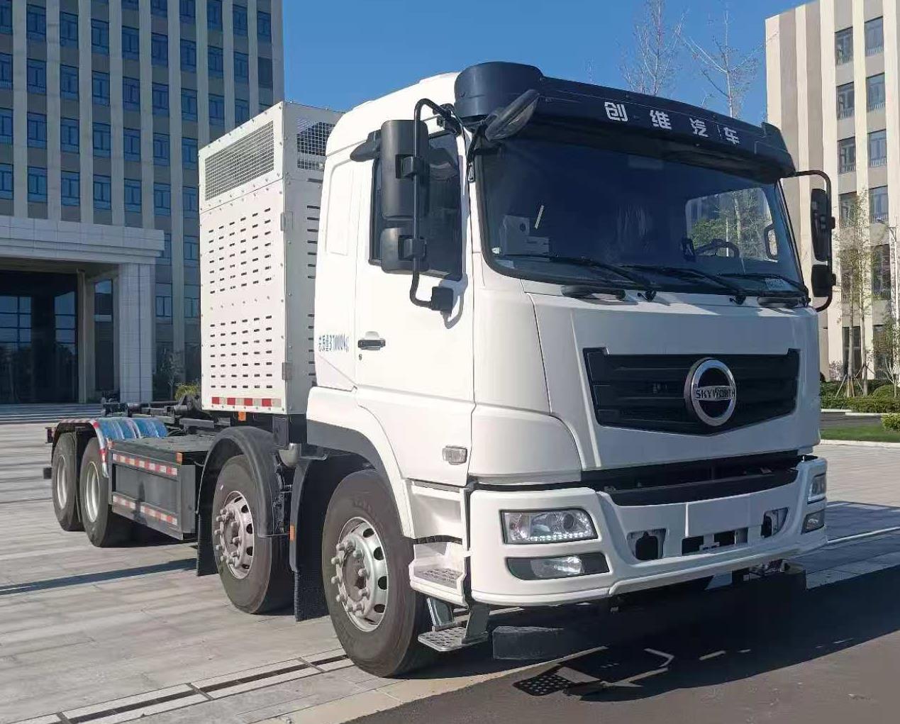 NJL5311ZXXFCEV型燃料電池車(chē)廂可卸式垃圾車(chē)圖片
