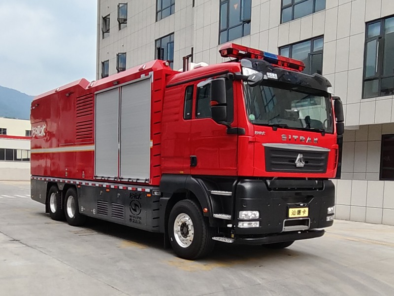 龍吸水牌FLG5260TXFBP120/YXZ148Z泵浦消防車