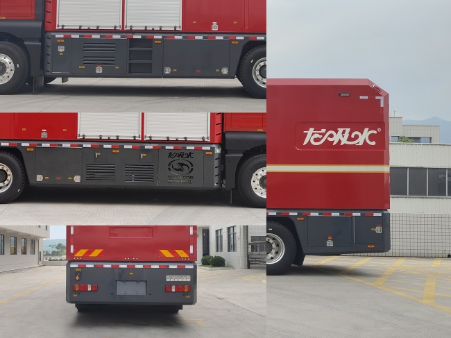 龍吸水牌FLG5260TXFBP120/YXZ148Z泵浦消防車(chē)公告圖片
