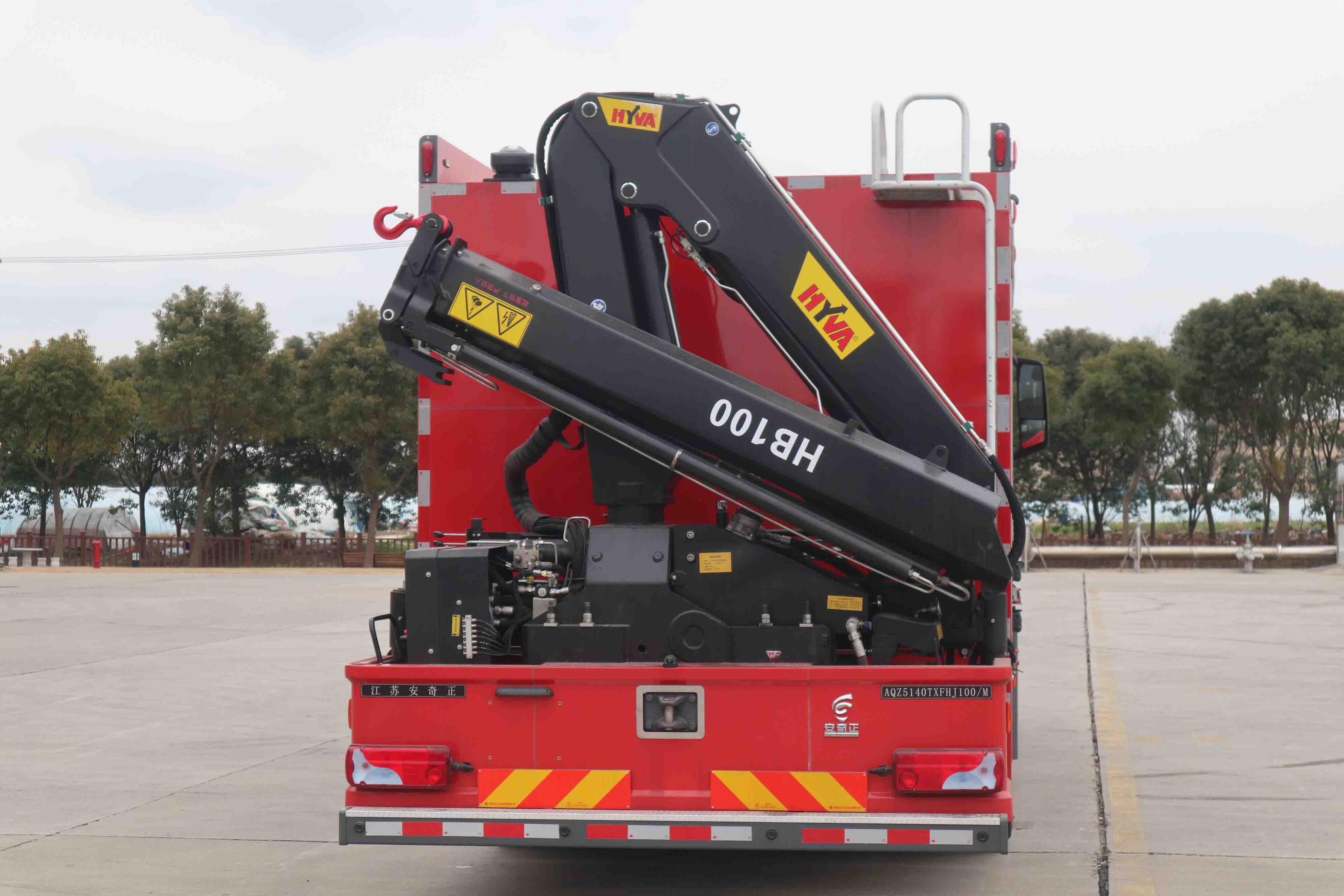 安奇正牌AQZ5140TXFHJ100/M化學(xué)救援消防車(chē)公告圖片