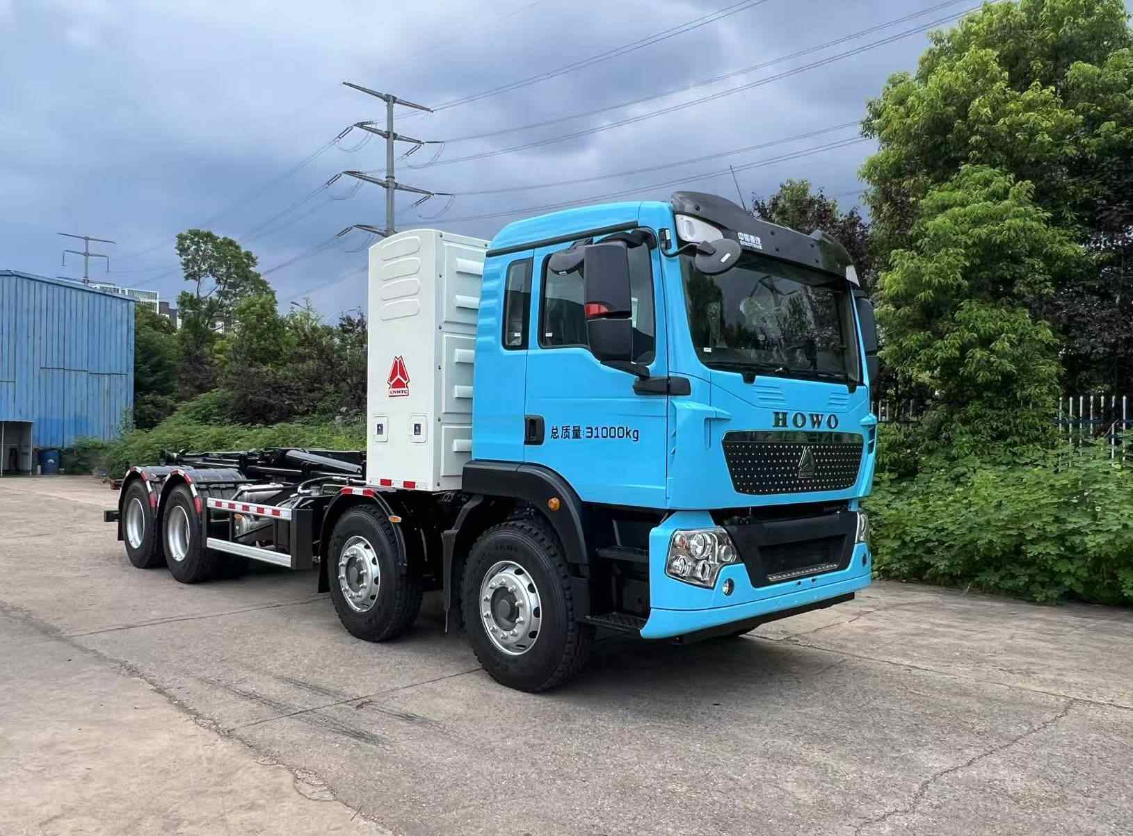 ZHN5317ZXXZZBEV型純電動(dòng)車(chē)廂可卸式垃圾車(chē)圖片