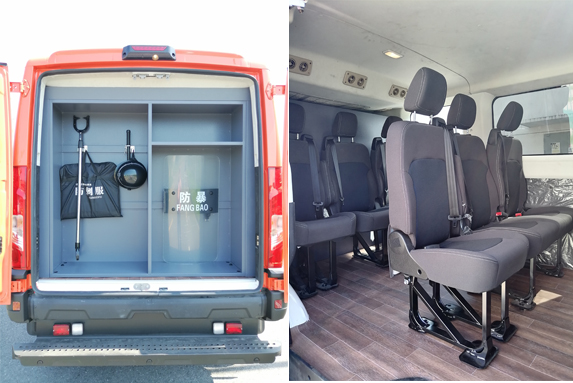 依維柯牌NJ5046XYBEDDH運(yùn)兵車公告圖片