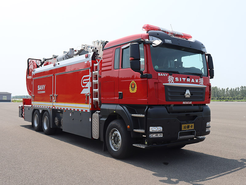 三一牌SYM5320TXFBP600/YDXZZS泵浦消防車