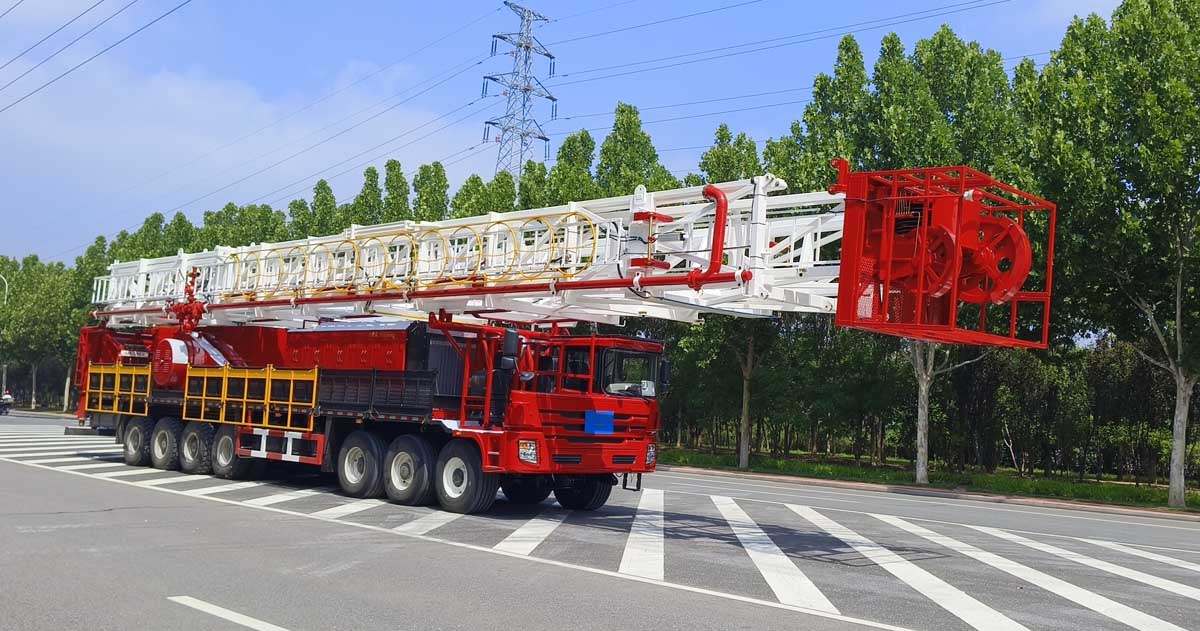 津石牌DFX5850TZJ鉆機車