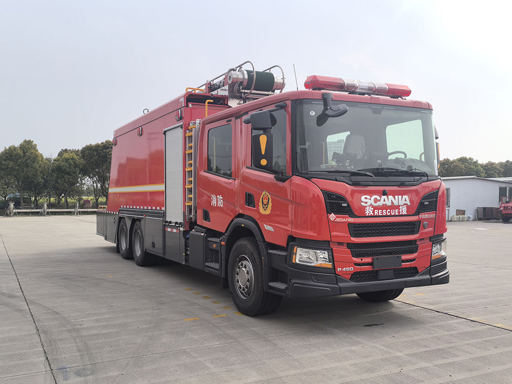 捷達(dá)消防牌SJD5300TXFBP200/YDXZSKA泵浦消防車