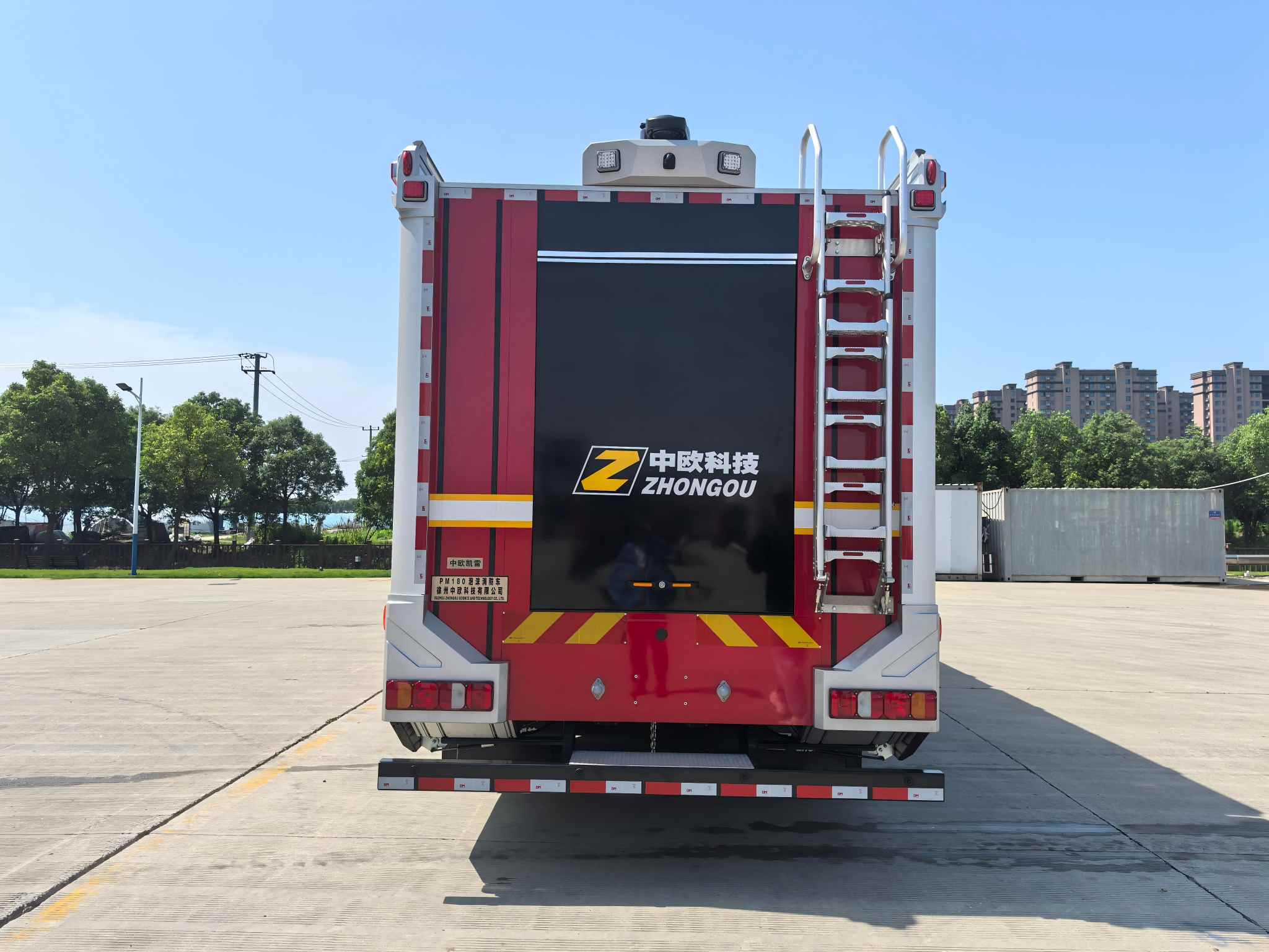 中歐凱雷牌XZK5380GXFPM180泡沫消防車公告圖片