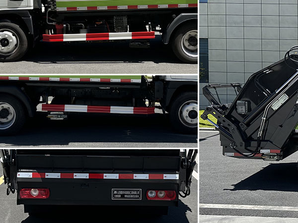 玉驍瓏牌YBH5047ZYSSHBEV純電動(dòng)壓縮式垃圾車公告圖片