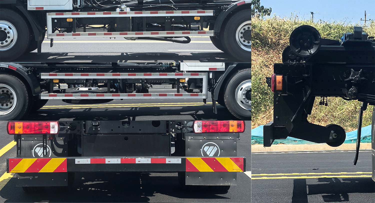 三泰牌DST5184ZXXEV純電動(dòng)車廂可卸式垃圾車公告圖片