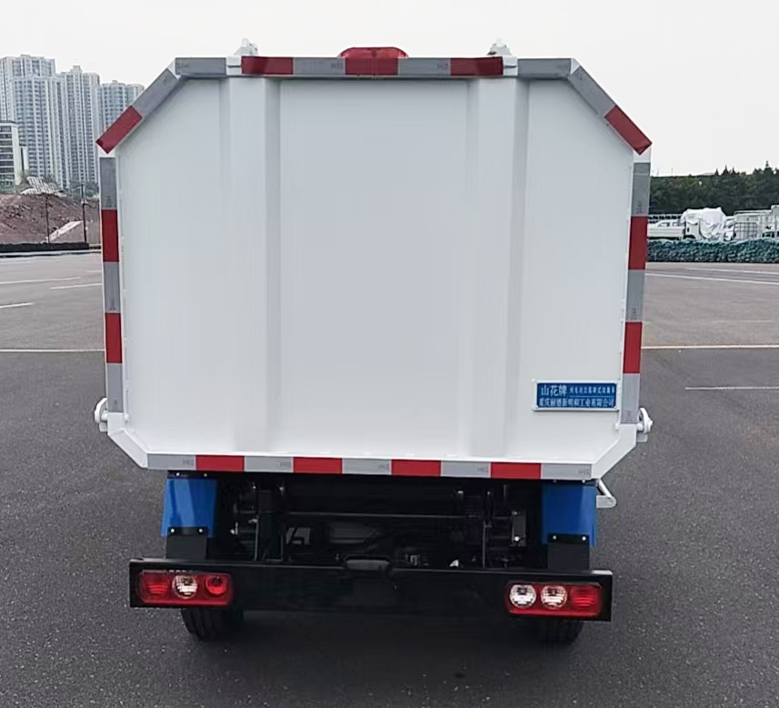 山花牌JHA5037ZZZSHABEV純電動(dòng)自裝卸式垃圾車公告圖片