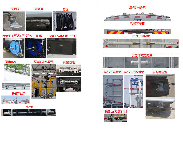徐工牌XGH5180GPSU6綠化噴灑車公告圖片