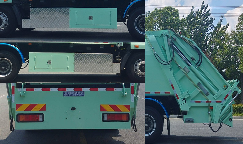 瑞力星牌RLQ5181ZYSXCBEV純電動壓縮式垃圾車公告圖片