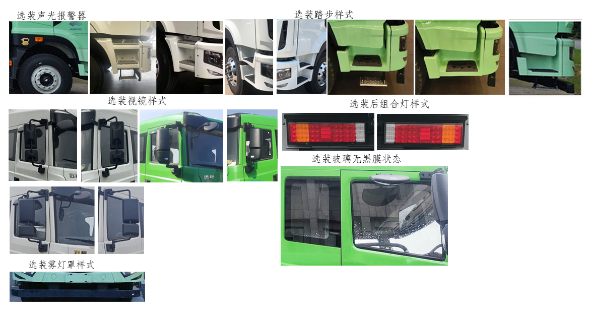 遠程牌HN5250ZXXH41D8SHEVY甲醇插電式增程混合動力車廂可卸式垃圾車公告圖片