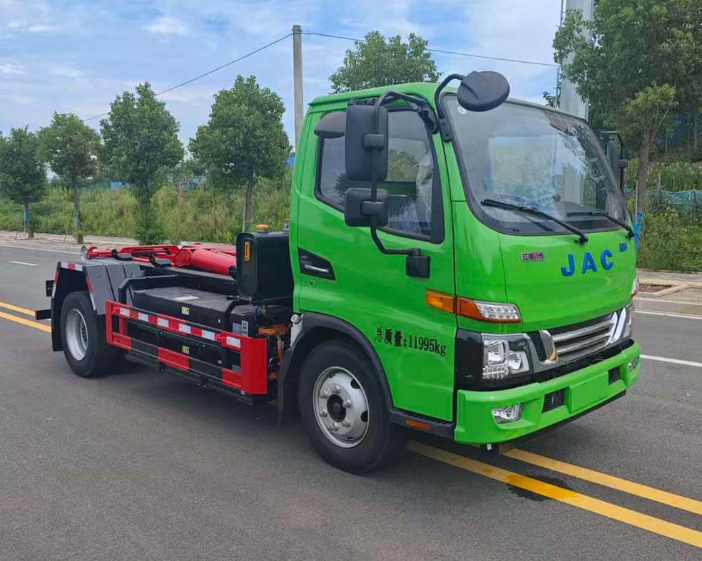 HLH5120ZXXHFCBEV型純電動(dòng)車(chē)廂可卸式垃圾車(chē)圖片