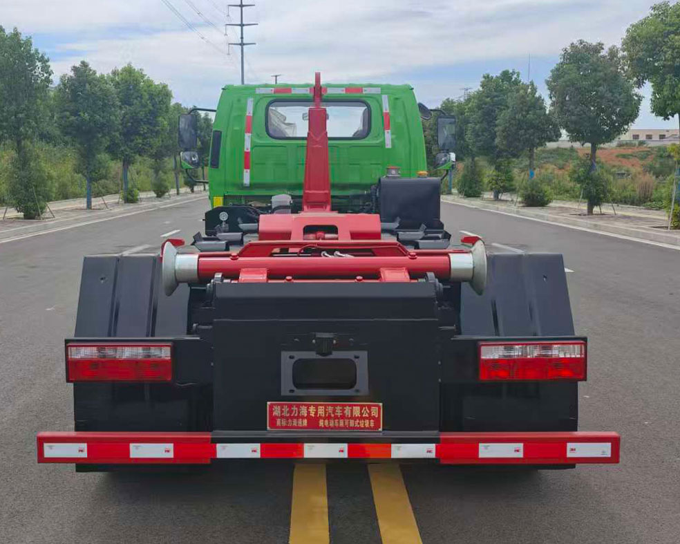 力海通牌HLH5120ZXXHFCBEV純電動車廂可卸式垃圾車公告圖片