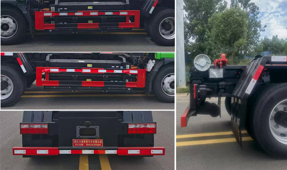 力海通牌HLH5120ZXXHFCBEV純電動車廂可卸式垃圾車公告圖片