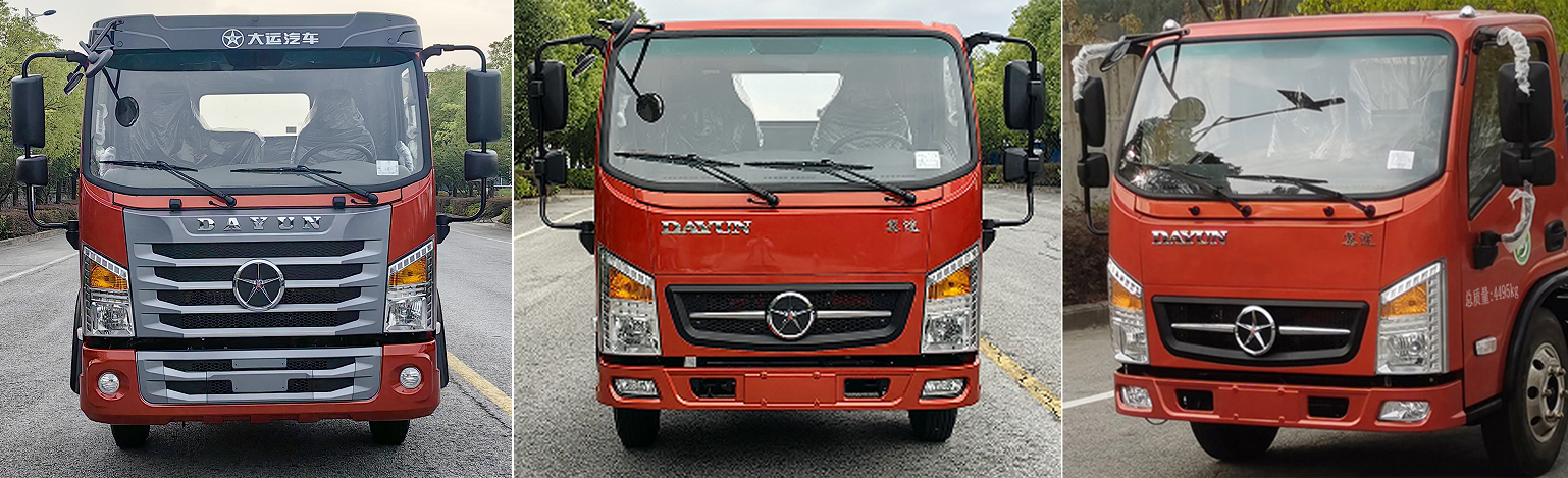 大運(yùn)牌DYQ5043ZXXD6AB車廂可卸式垃圾車公告圖片