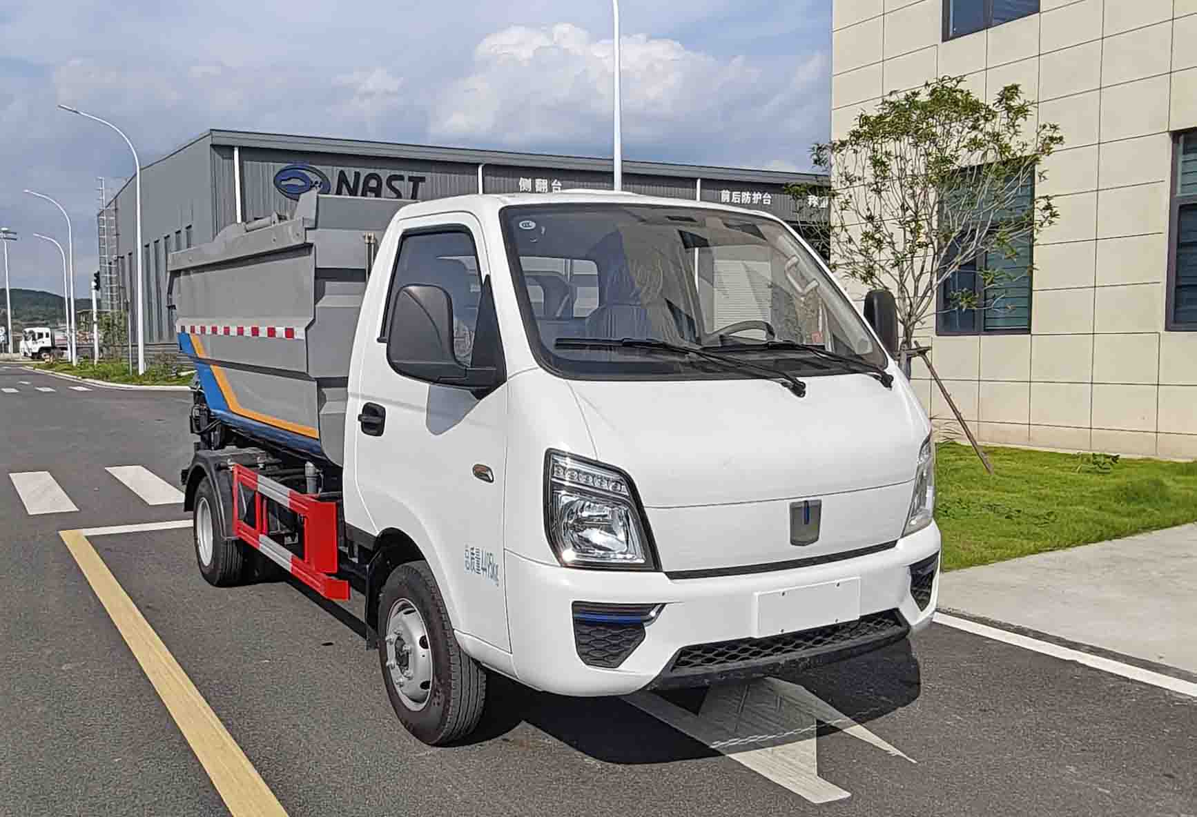 炎帝牌SZD5043ZZZZBBEV純電動(dòng)自裝卸式垃圾車