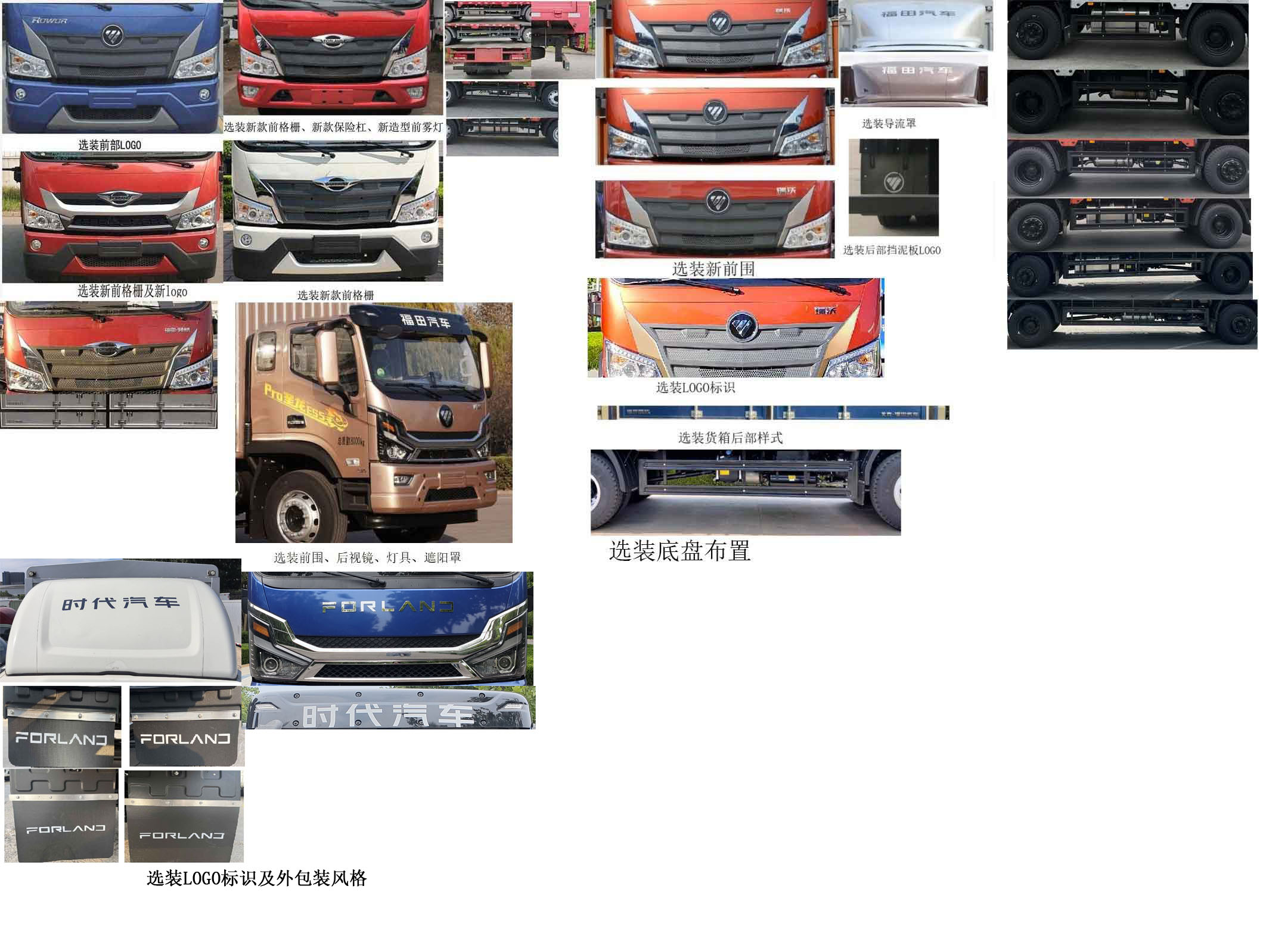 福田牌BJ5184CCYKPFG-02倉柵式運輸車公告圖片