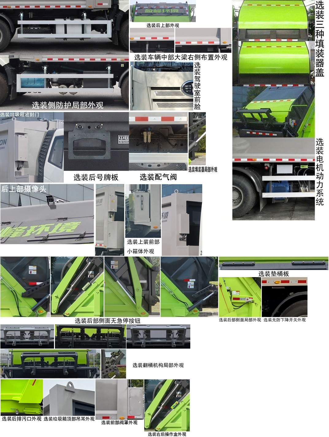 中聯(lián)牌ZBH5250ZYSCAE6壓縮式垃圾車公告圖片