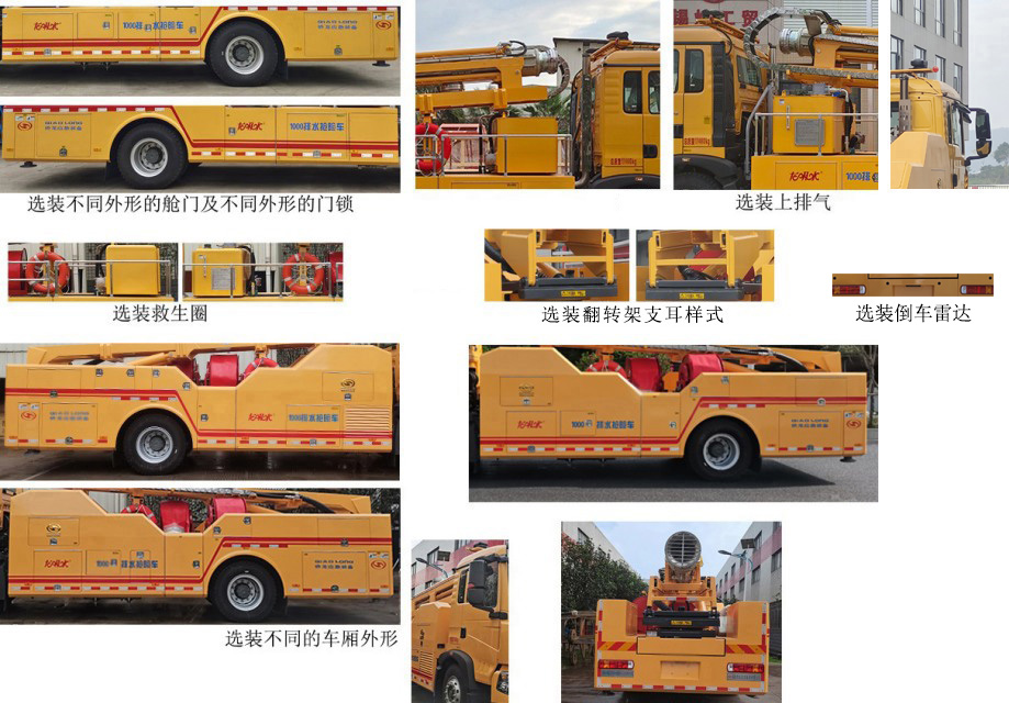 龍吸水牌FLG5170TGP56Z垂直供排水搶險(xiǎn)車公告圖片