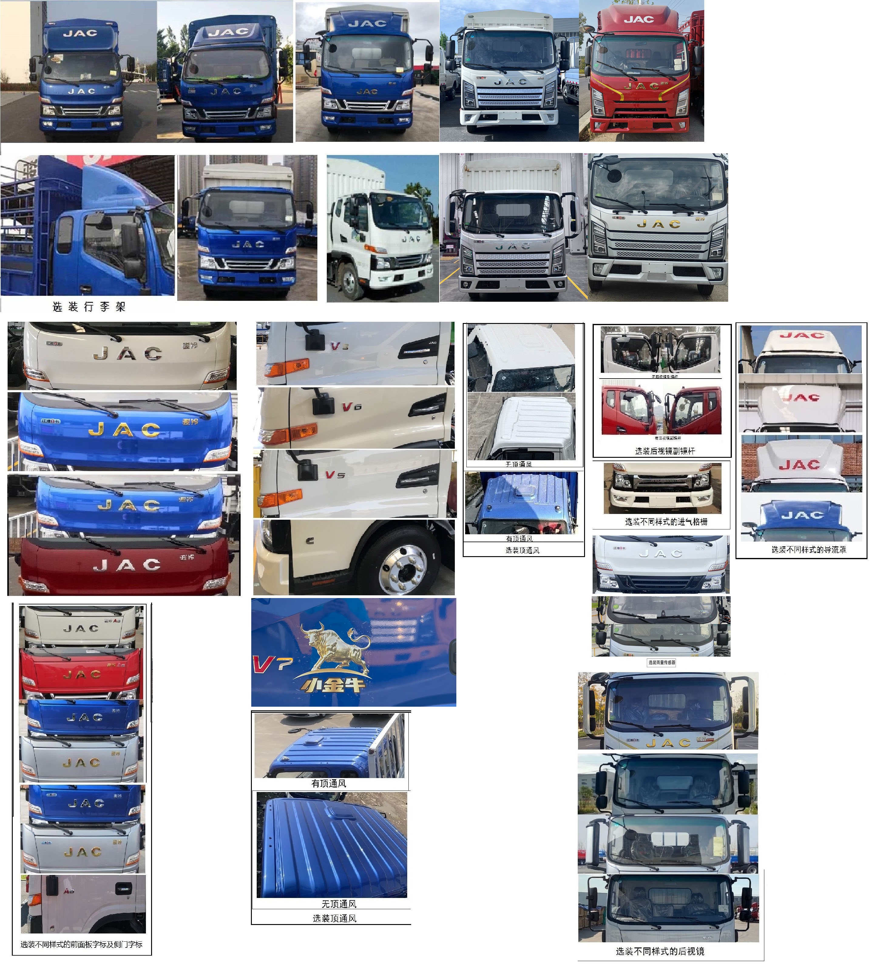 江淮牌HFC5048CCYB31K5C7S倉(cāng)柵式運(yùn)輸車公告圖片