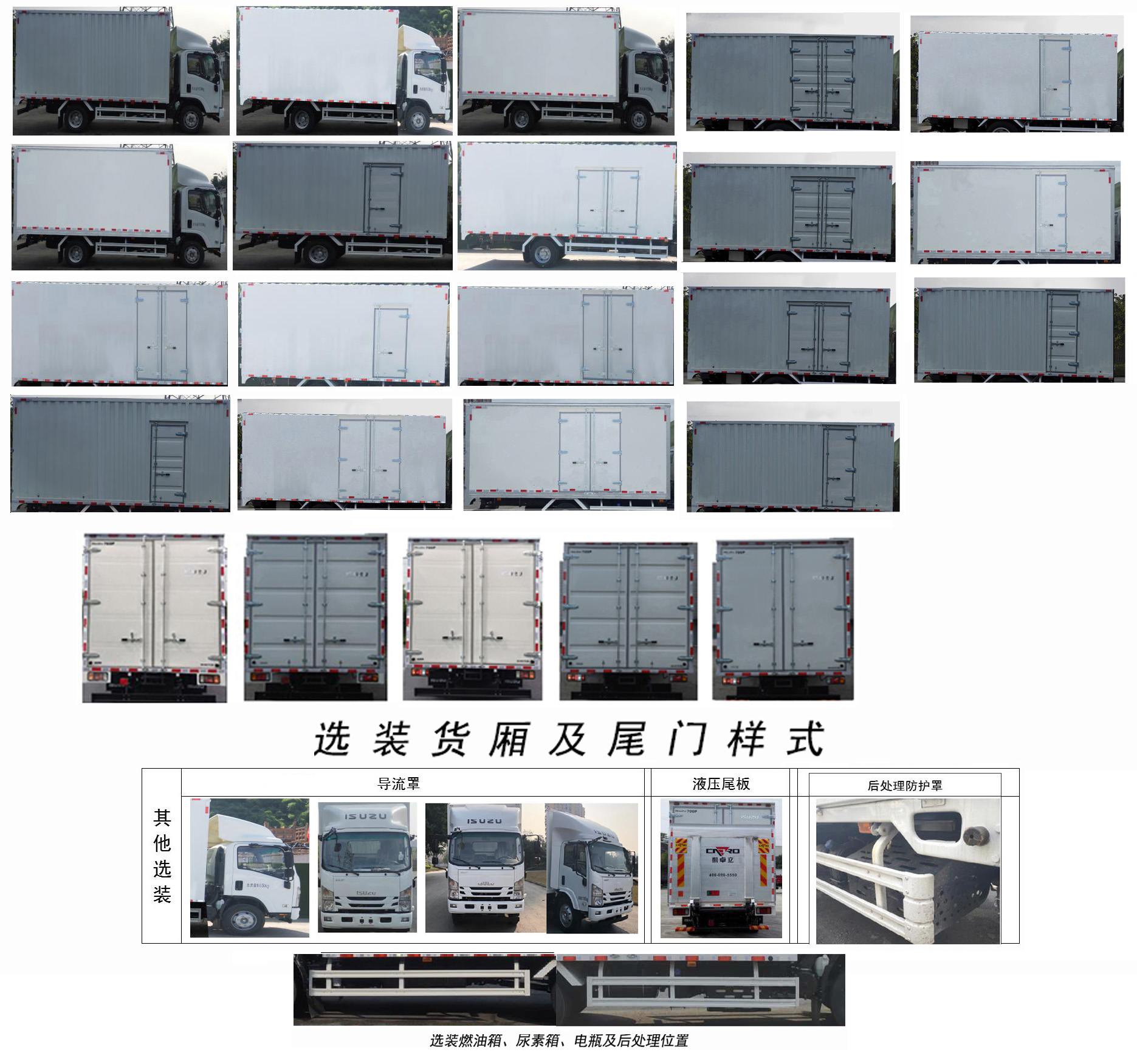 五十鈴牌QL5110XXYANKA廂式運輸車公告圖片