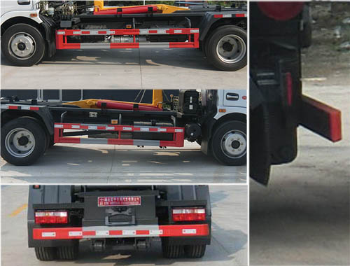 東風(fēng)股份多利卡D7 HYS5120ZXXE6車廂可卸式垃圾車公告圖片