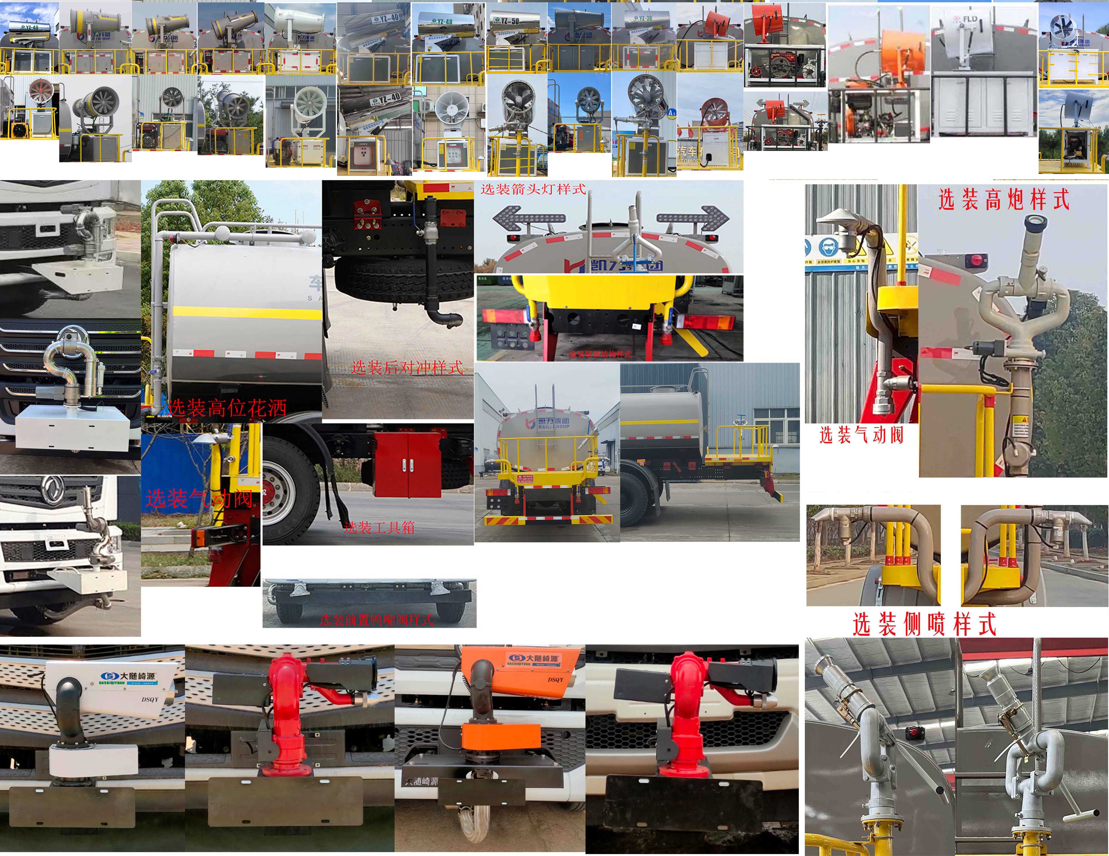 凱力風(fēng)牌KLF5250GPSE6綠化噴灑車公告圖片