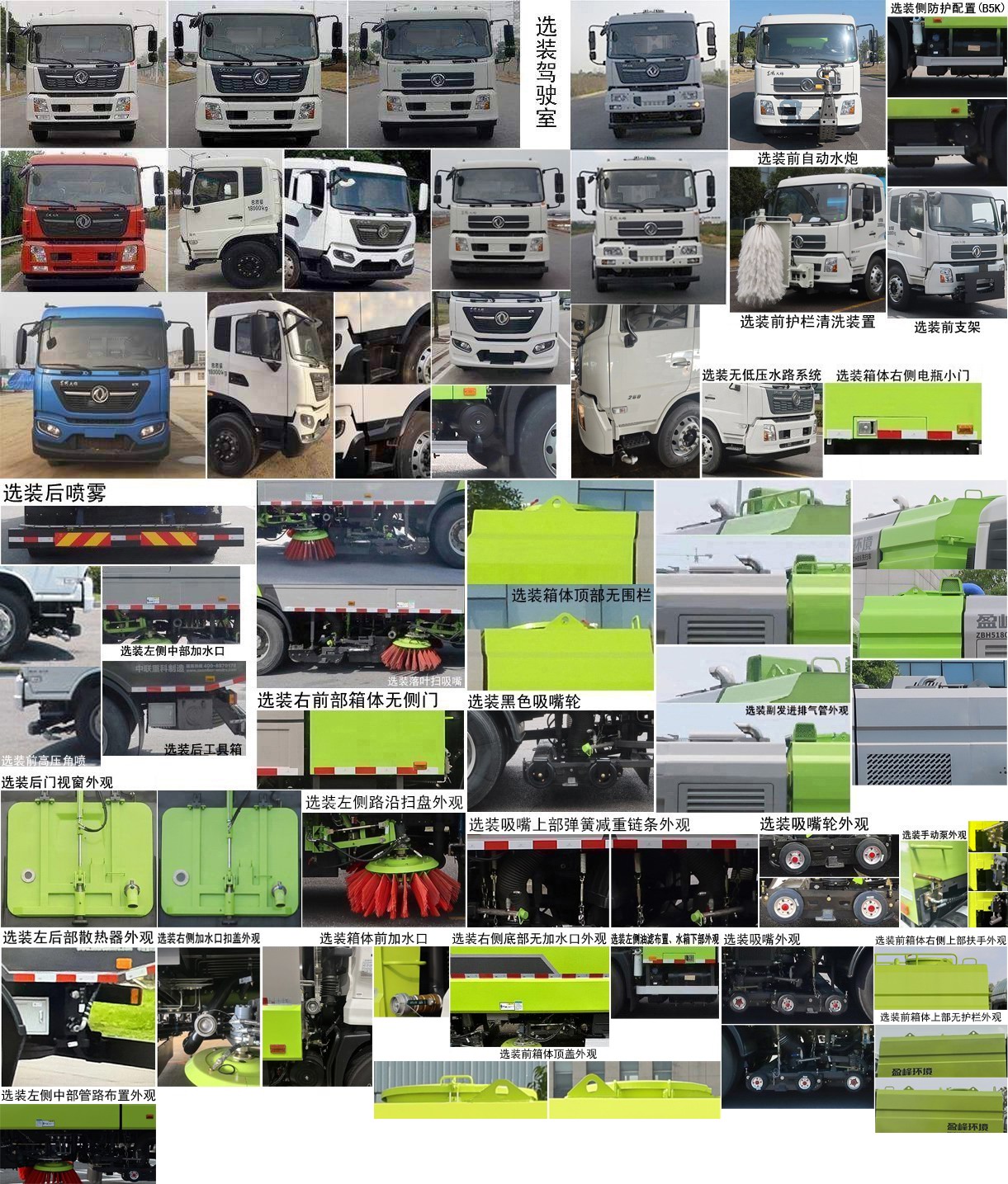 中聯(lián)牌ZBH5180TXSDHE6洗掃車(chē)公告圖片