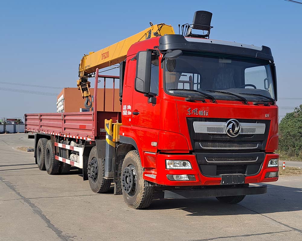 猛卡士特牌XCL5312JSQH隨車起重運輸車