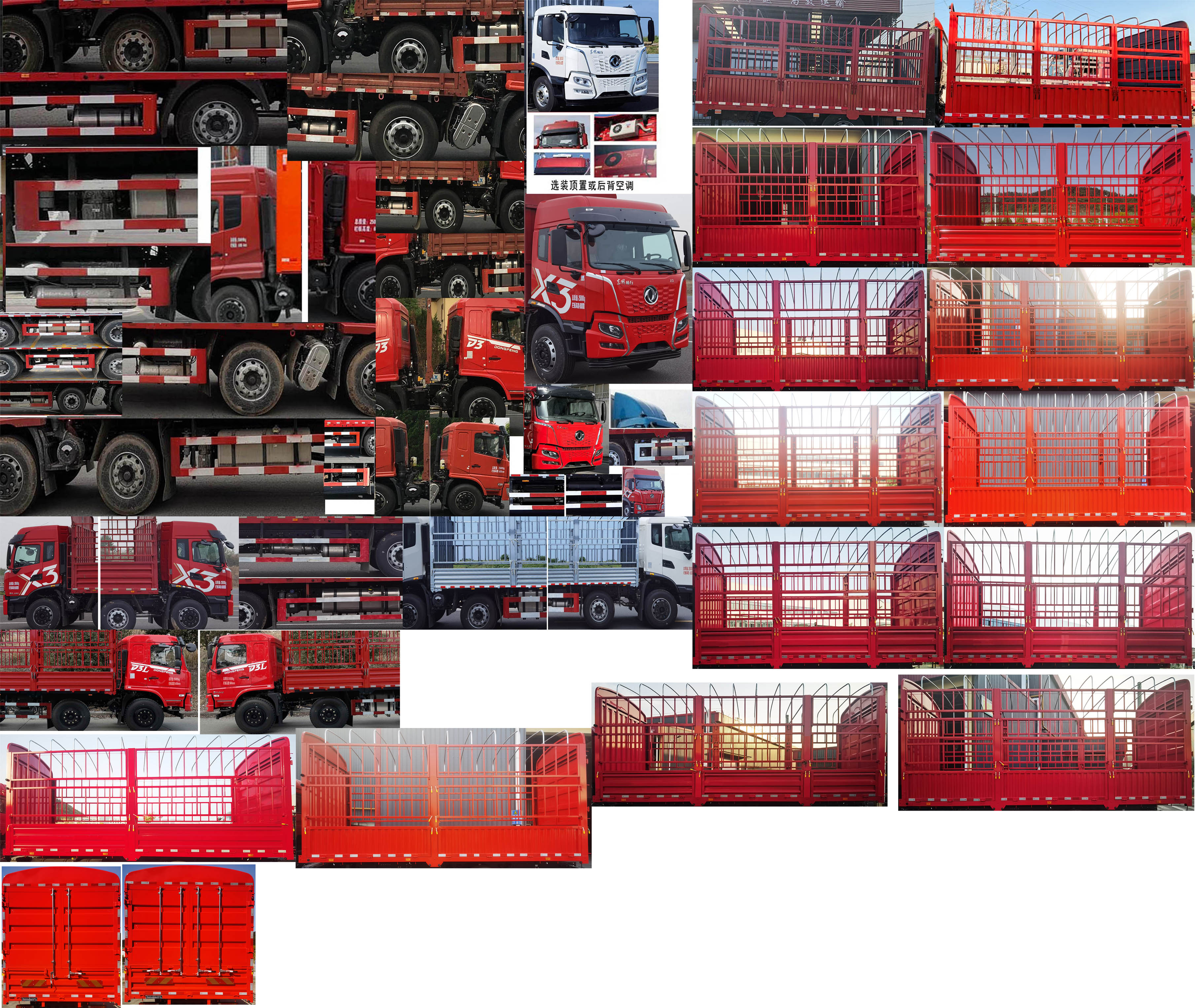 東風(fēng)牌DFV5253CCYGP6D2倉(cāng)柵式運(yùn)輸車公告圖片