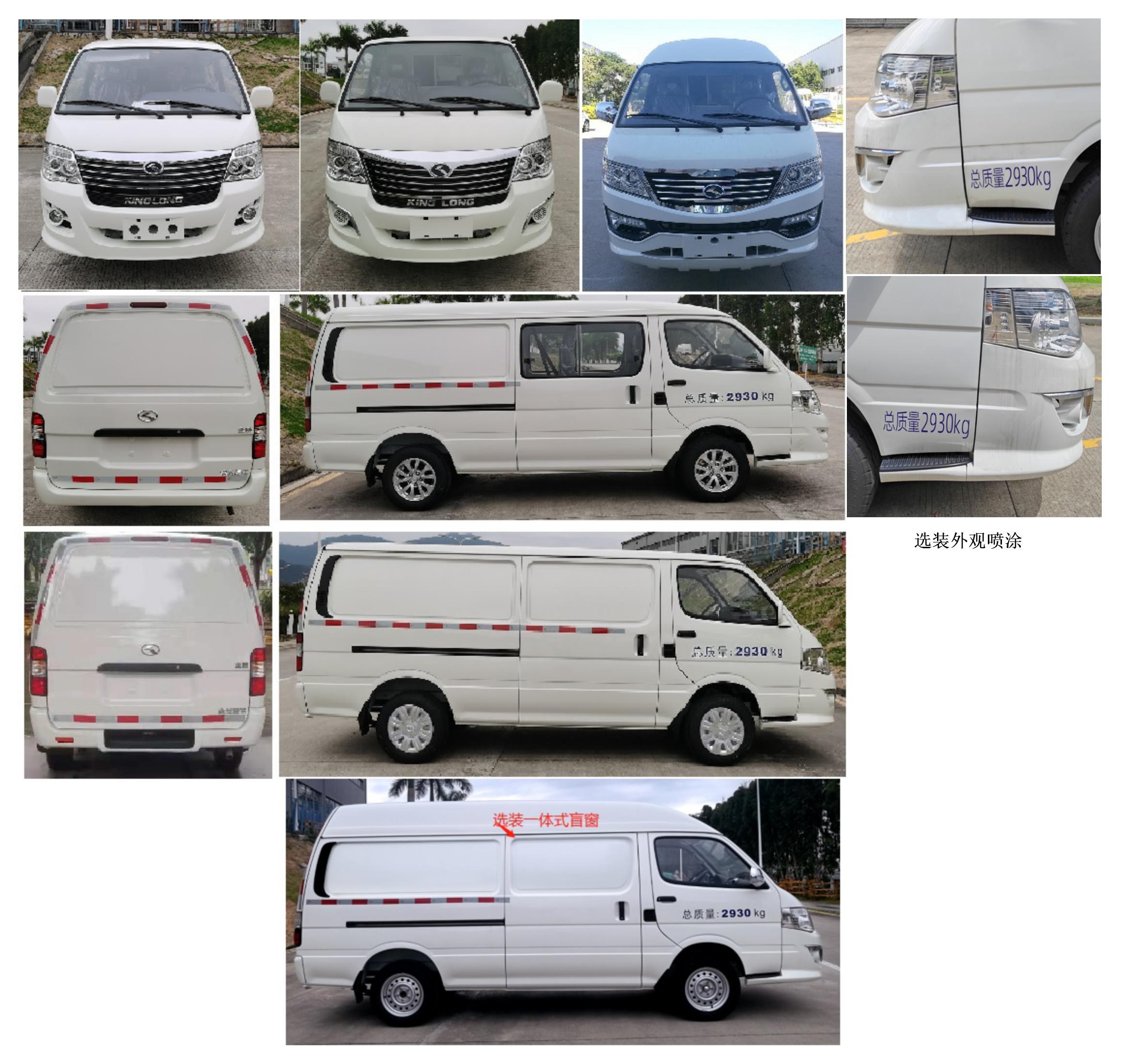 金龍牌XMQ5030XXY66廂式運(yùn)輸車公告圖片