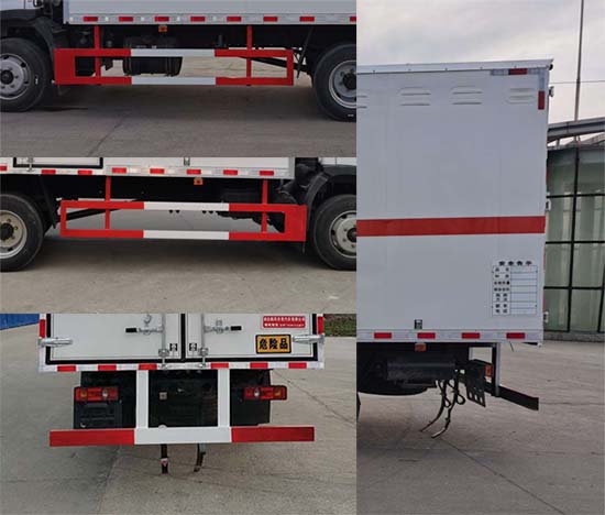 順風(fēng)智造牌SFZ5126XRQE6易燃?xì)怏w廂式運輸車公告圖片