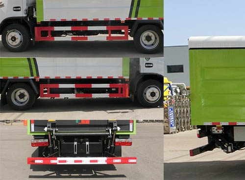 密閉式桶裝垃圾車圖片