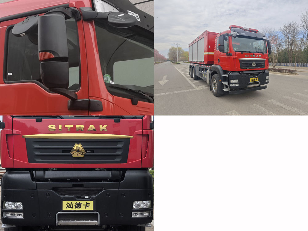 中卓時(shí)代牌ZXF5191TXFZX60/ST6自裝卸式消防車公告圖片