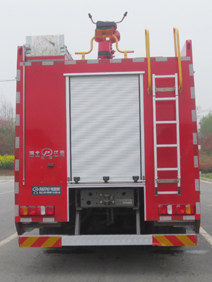 江特牌JDF5270GXFGP100/Z6干粉泡沫聯(lián)用消防車公告圖片