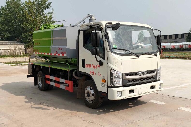東環(huán)威牌JDH5071GQW6BJ清洗吸污車
