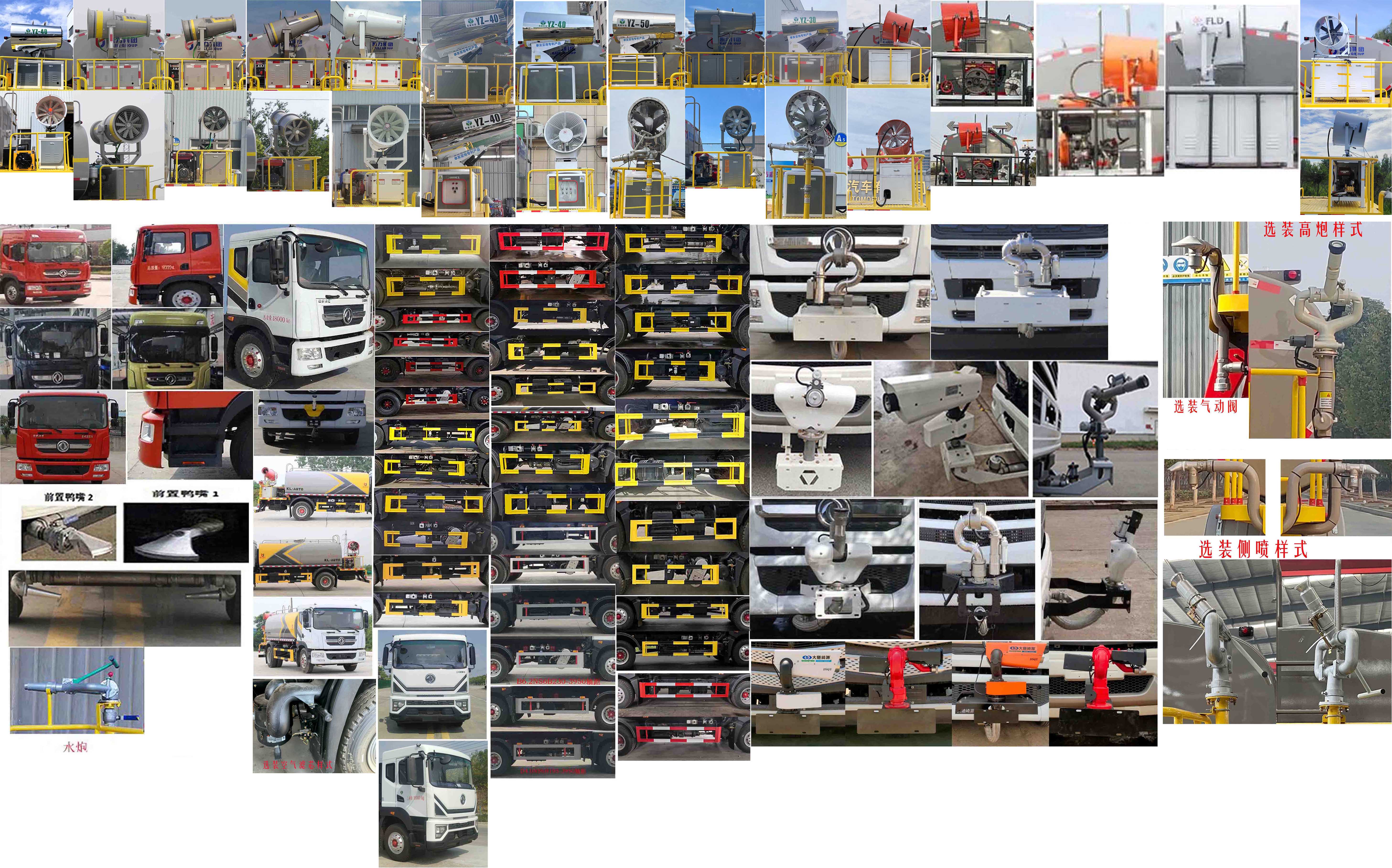 凱力風(fēng)牌KLF5185TDYE6多功能抑塵車公告圖片