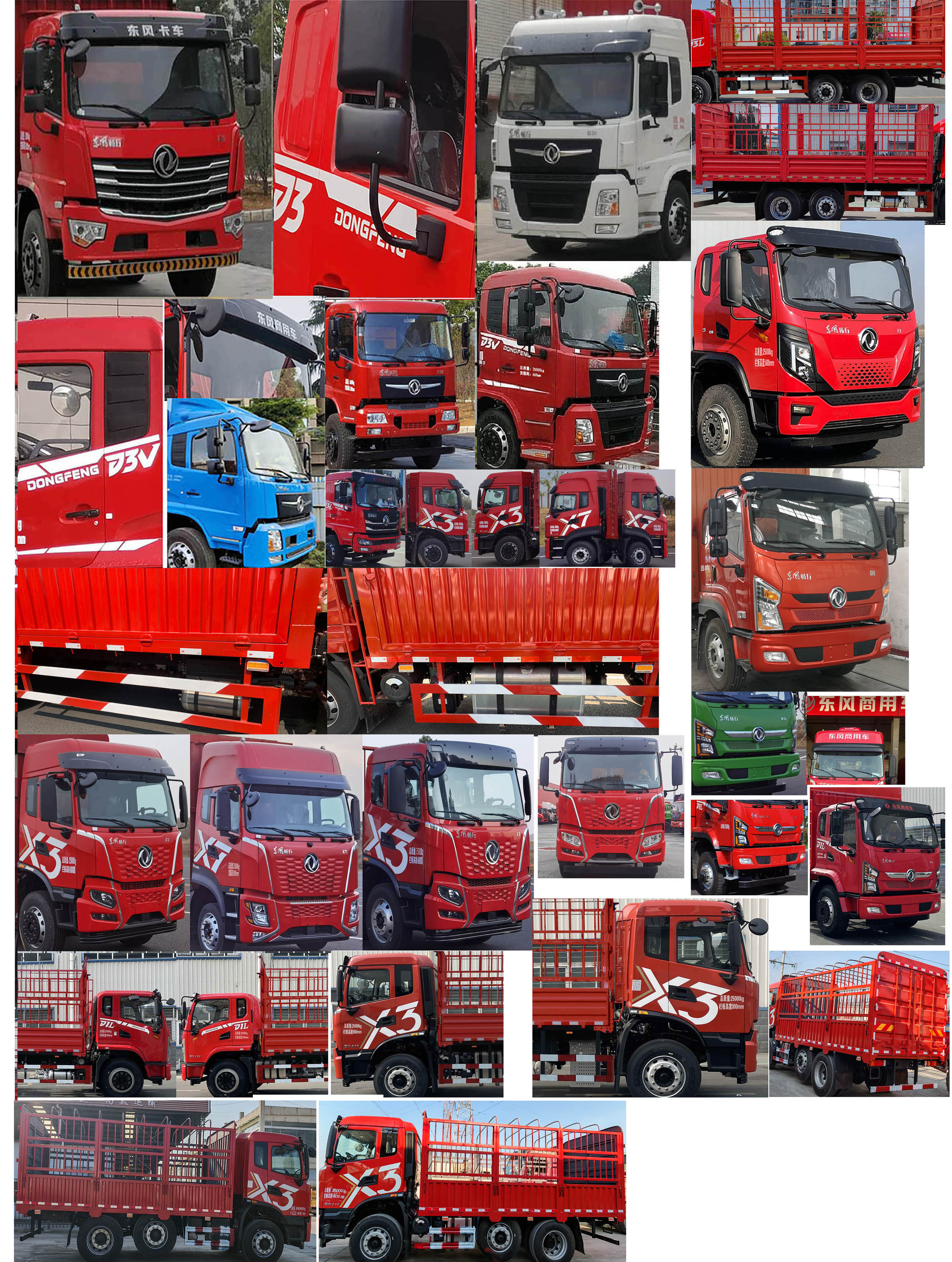 東風(fēng)牌DFV5253CCYGP6DT倉柵式運(yùn)輸車公告圖片