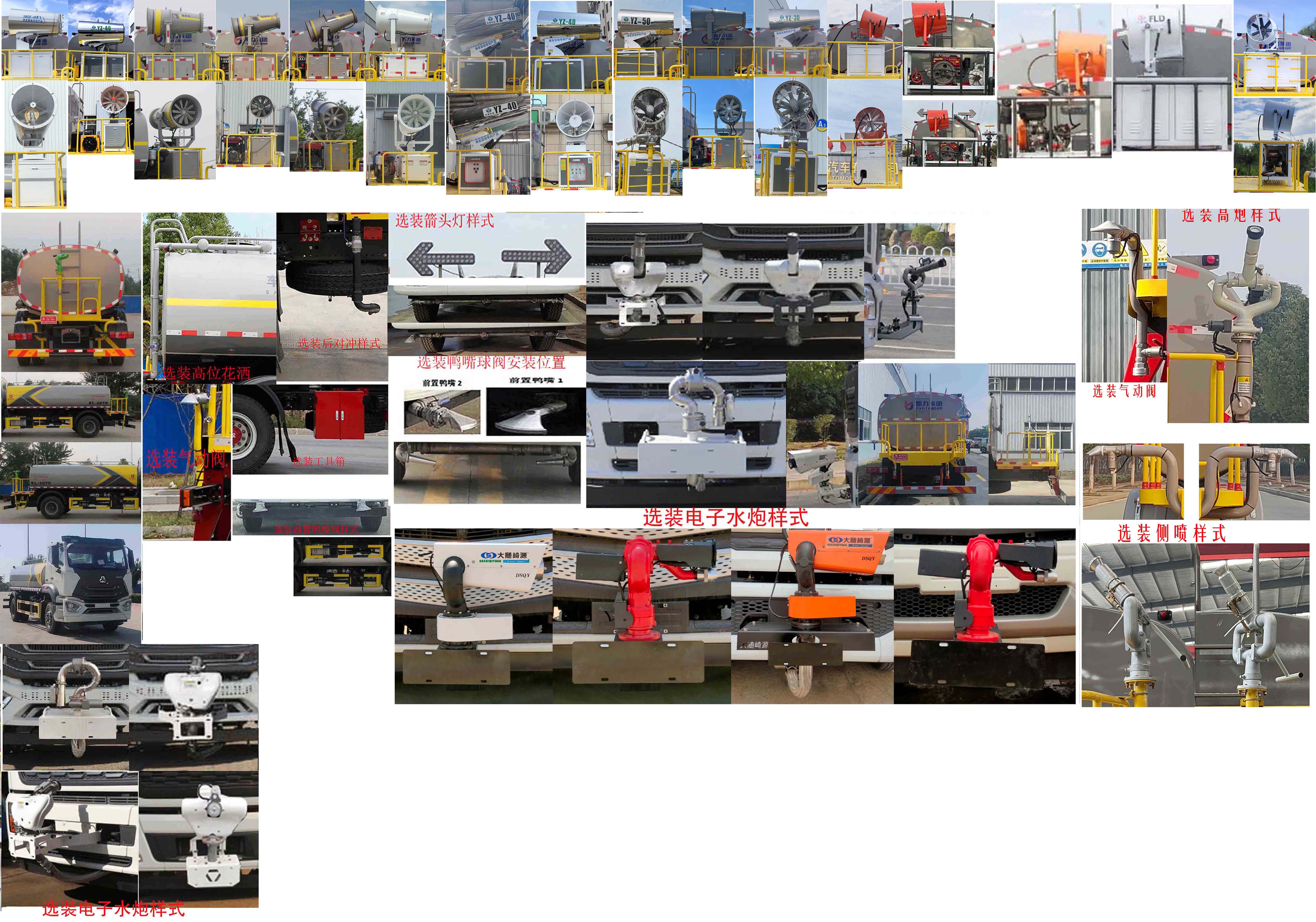 凱力風(fēng)牌KLF5182GPSZ6綠化噴灑車公告圖片