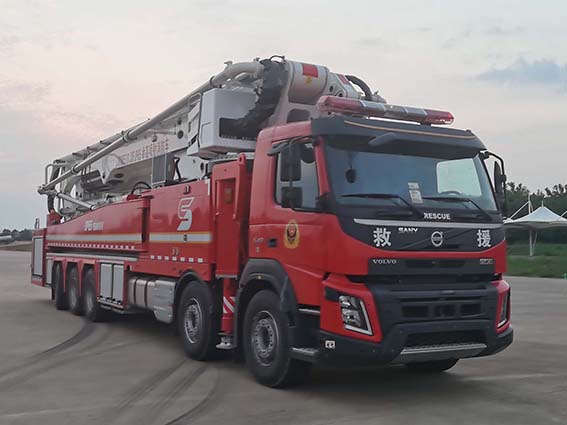 三一牌SYM5510JXFJP65舉高噴射消防車