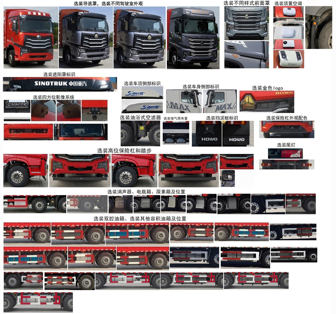 豪沃牌ZZ5317CCQV446KF1畜禽運(yùn)輸車公告圖片