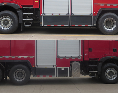 新東日牌YZR5290GXFGP110/T6干粉泡沫聯(lián)用消防車公告圖片