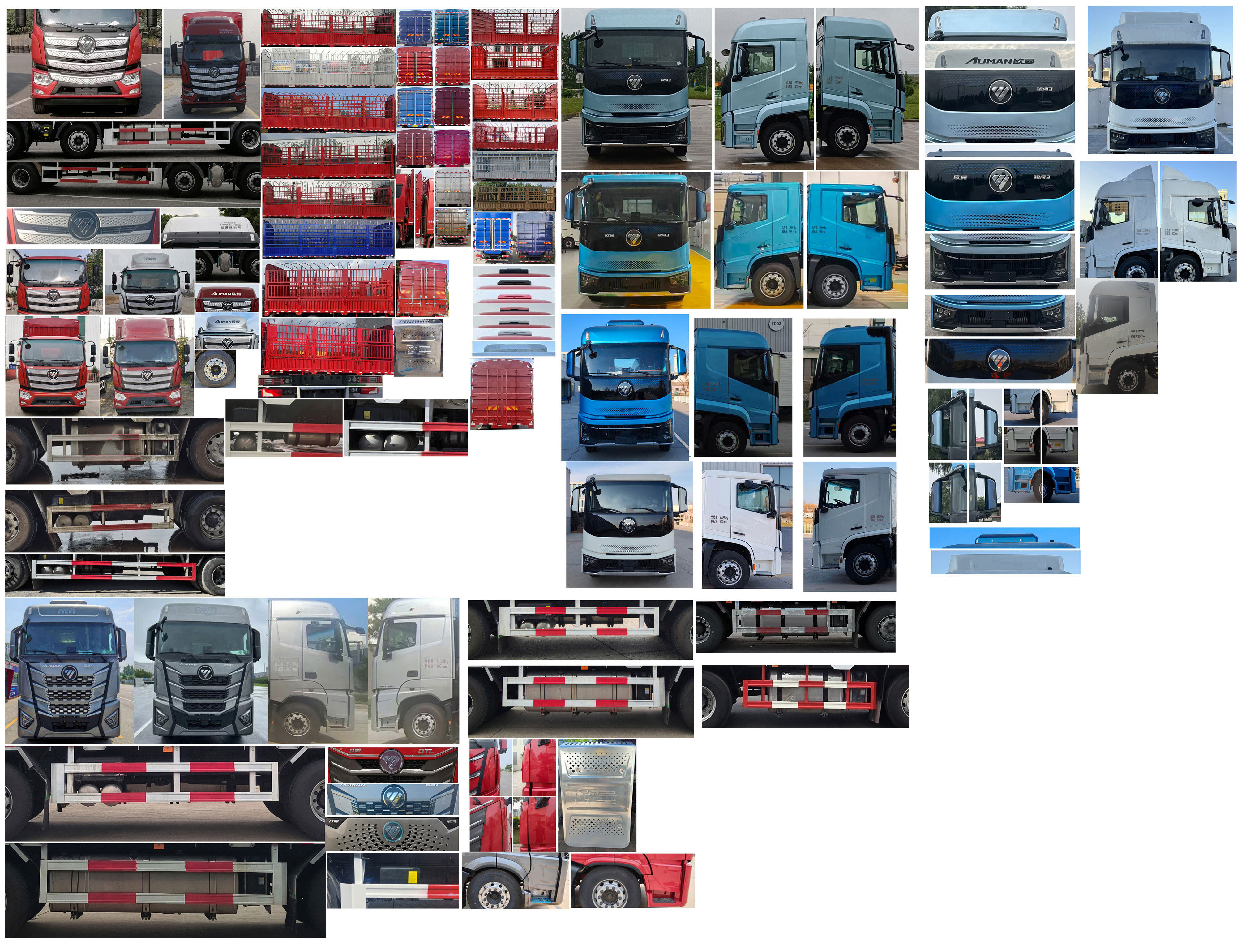 歐曼牌BJ5251CCYY6HPS-04倉(cāng)柵式運(yùn)輸車公告圖片