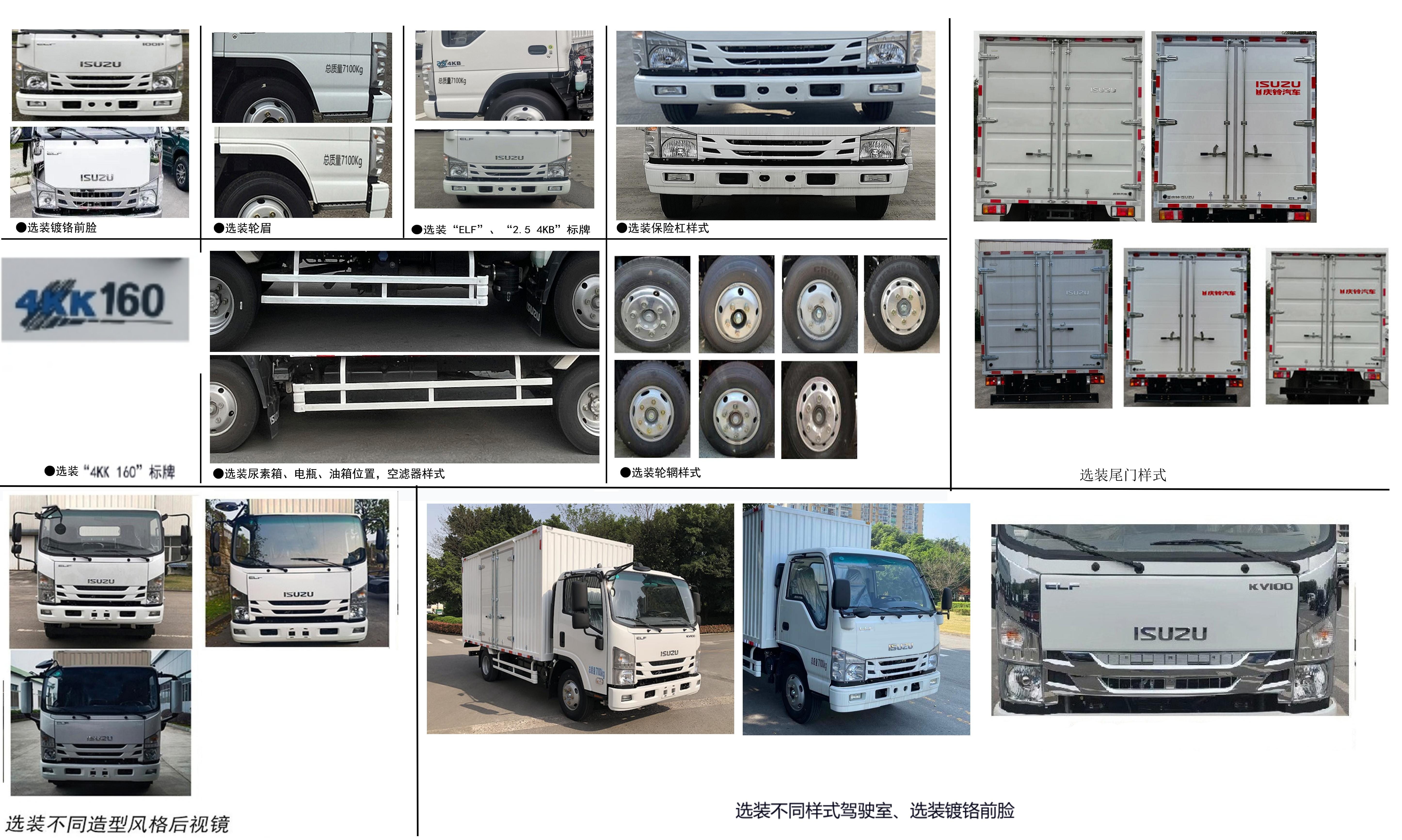 五十鈴牌QL5070XXYBUHA廂式運(yùn)輸車公告圖片