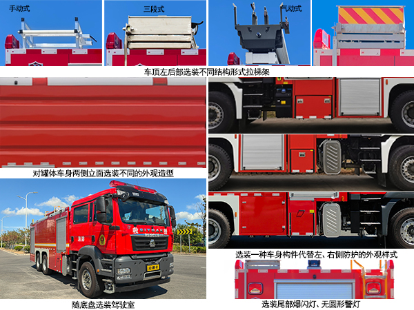 金盛盾牌JDX5280GXFSG120/SD6水罐消防車公告圖片