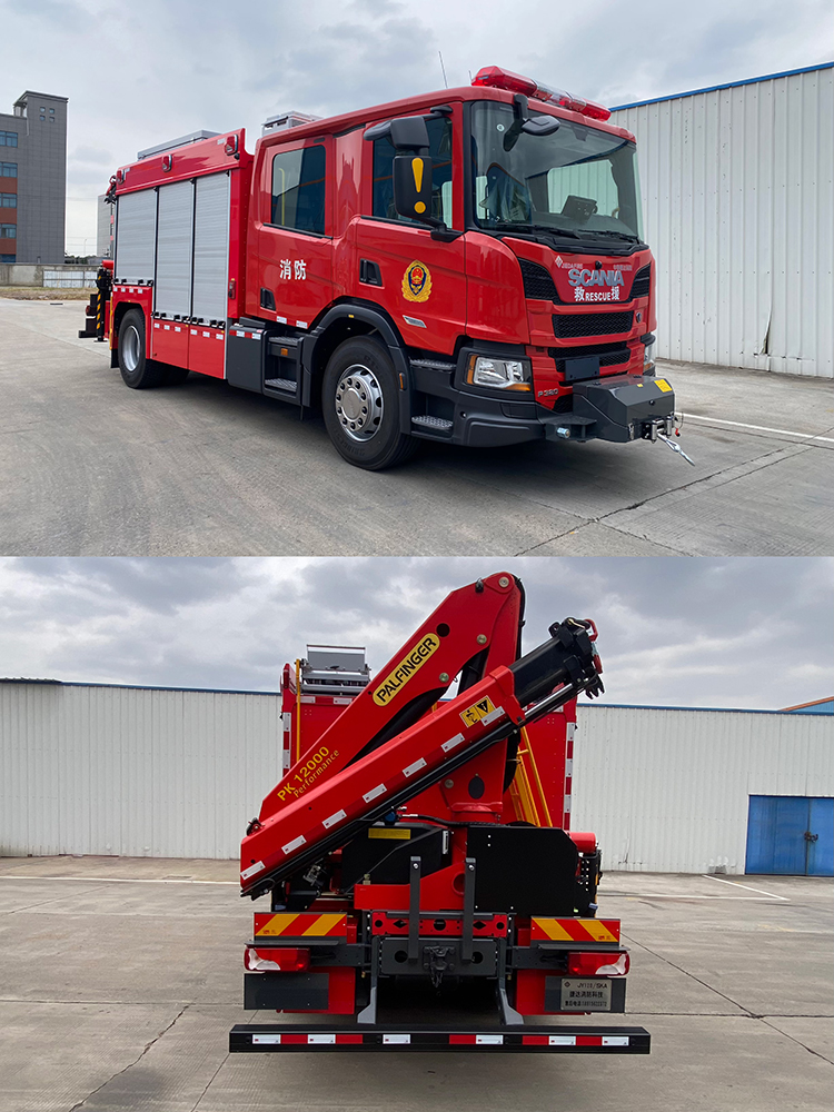 捷達(dá)消防牌SJD5140TXFJY120/SKA搶險(xiǎn)救援消防車公告圖片